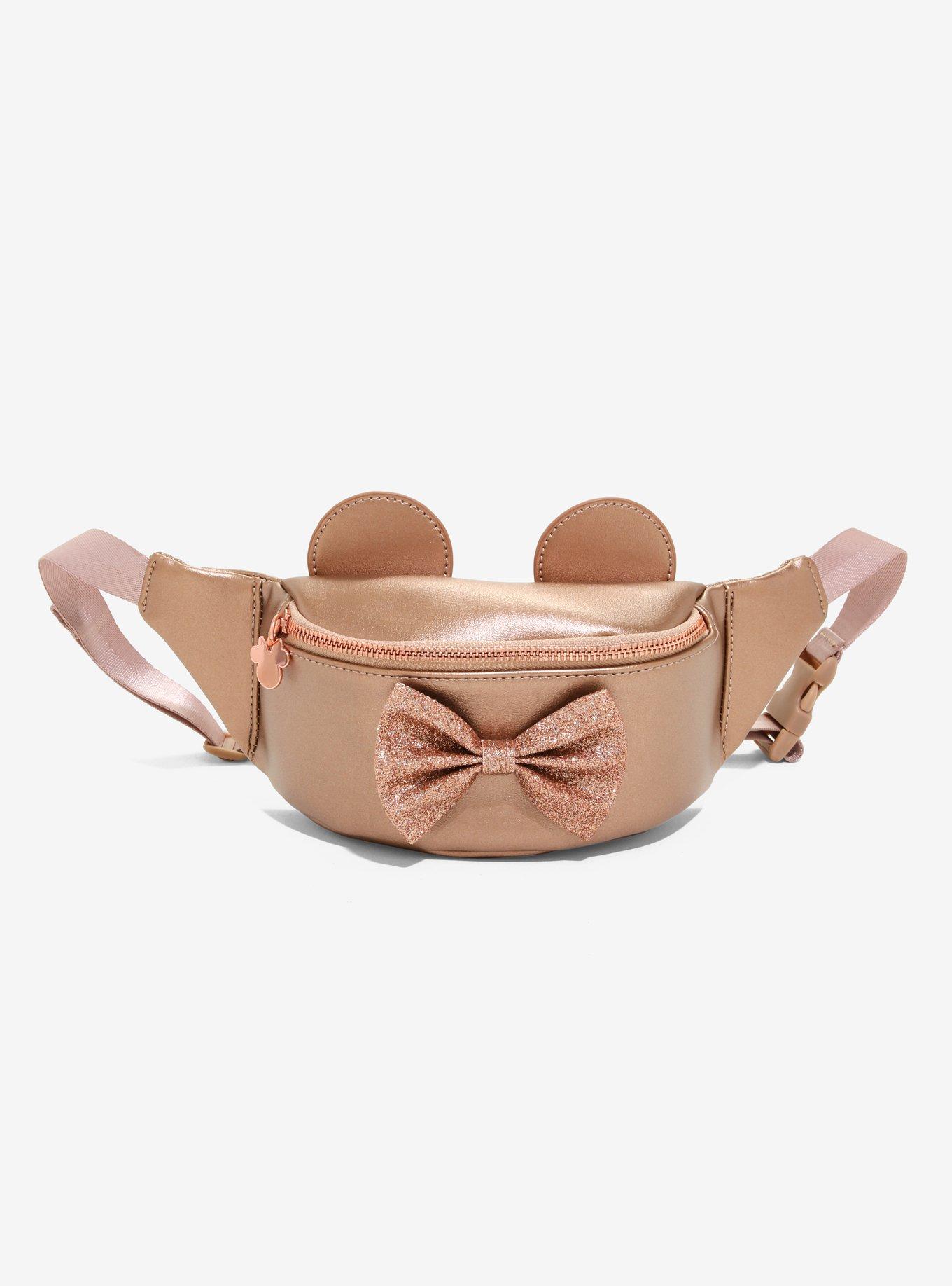 Loungefly Disney Minnie Mouse Rose Gold Fanny Pack BoxLunch Exclusive