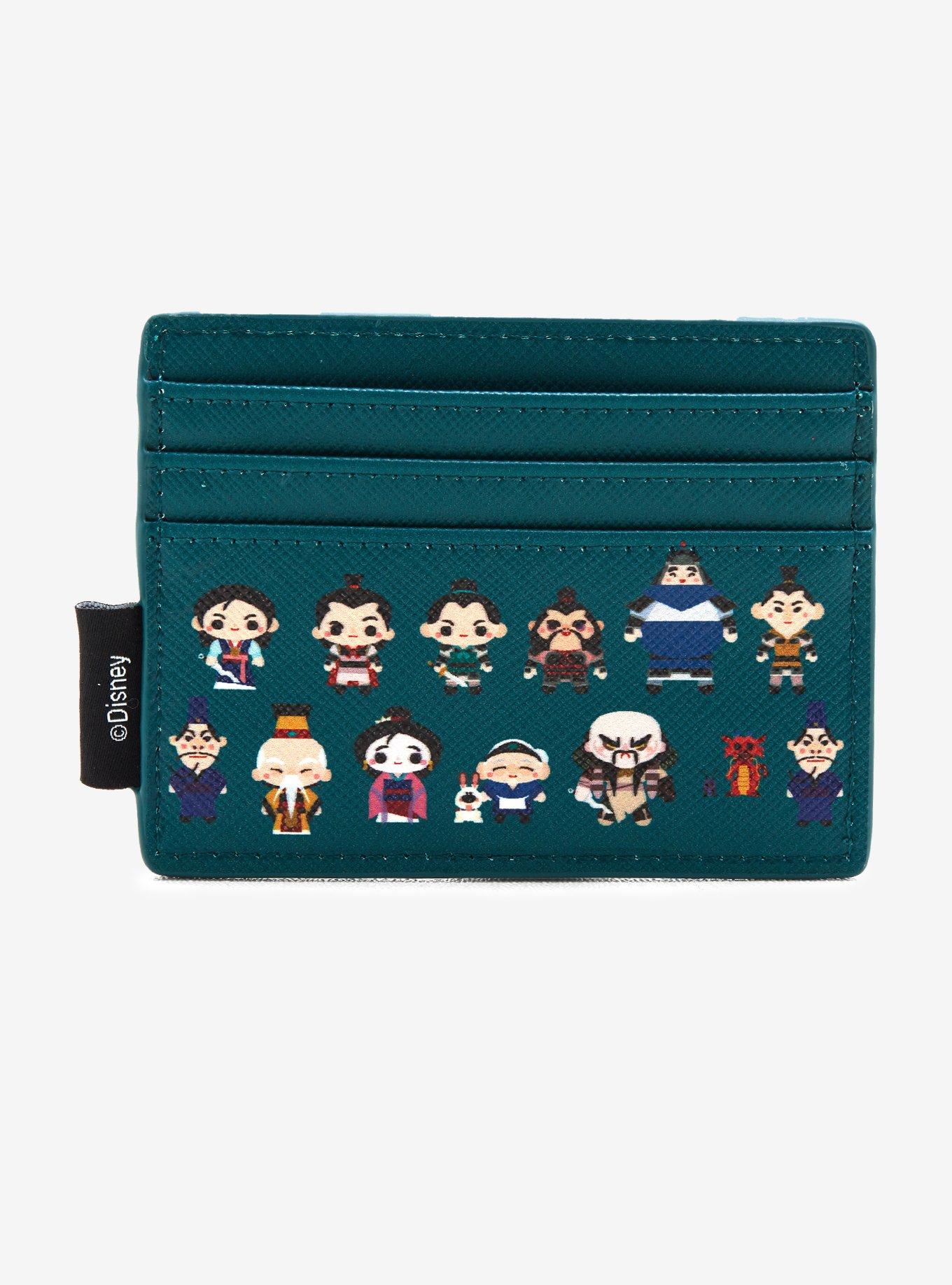 Loungefly Disney Mulan Chibi Characters Cardholder BoxLunch Exclusive