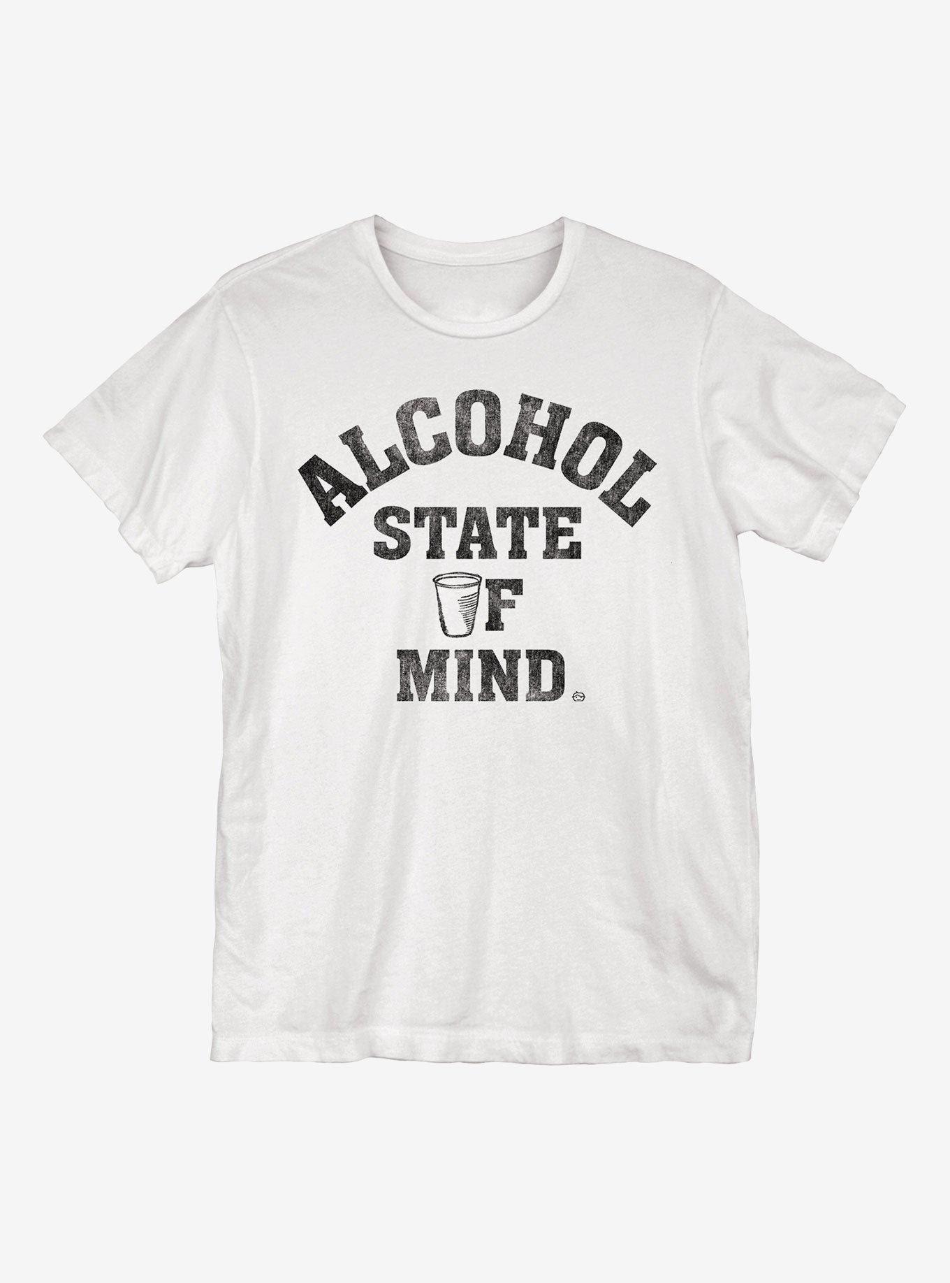 Alcohol State of Mind T-Shirt, WHITE, hi-res