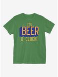 Beer O'Clock T-Shirt, KELLY GREEN, hi-res
