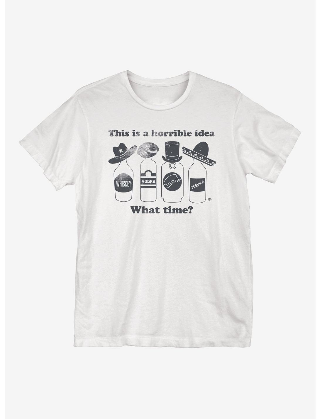 Horrible Idea T-Shirt, WHITE, hi-res