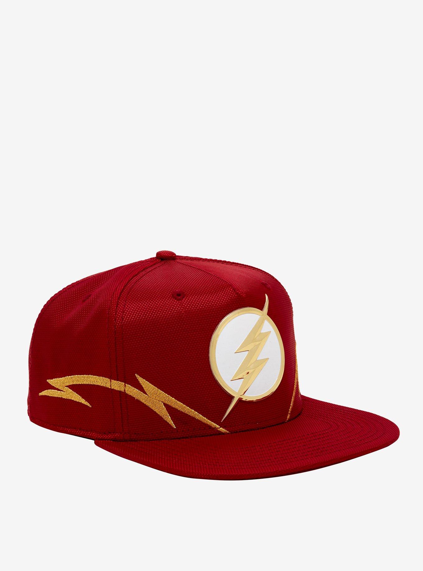 DC The Flash Logo Snapback Hat, , hi-res