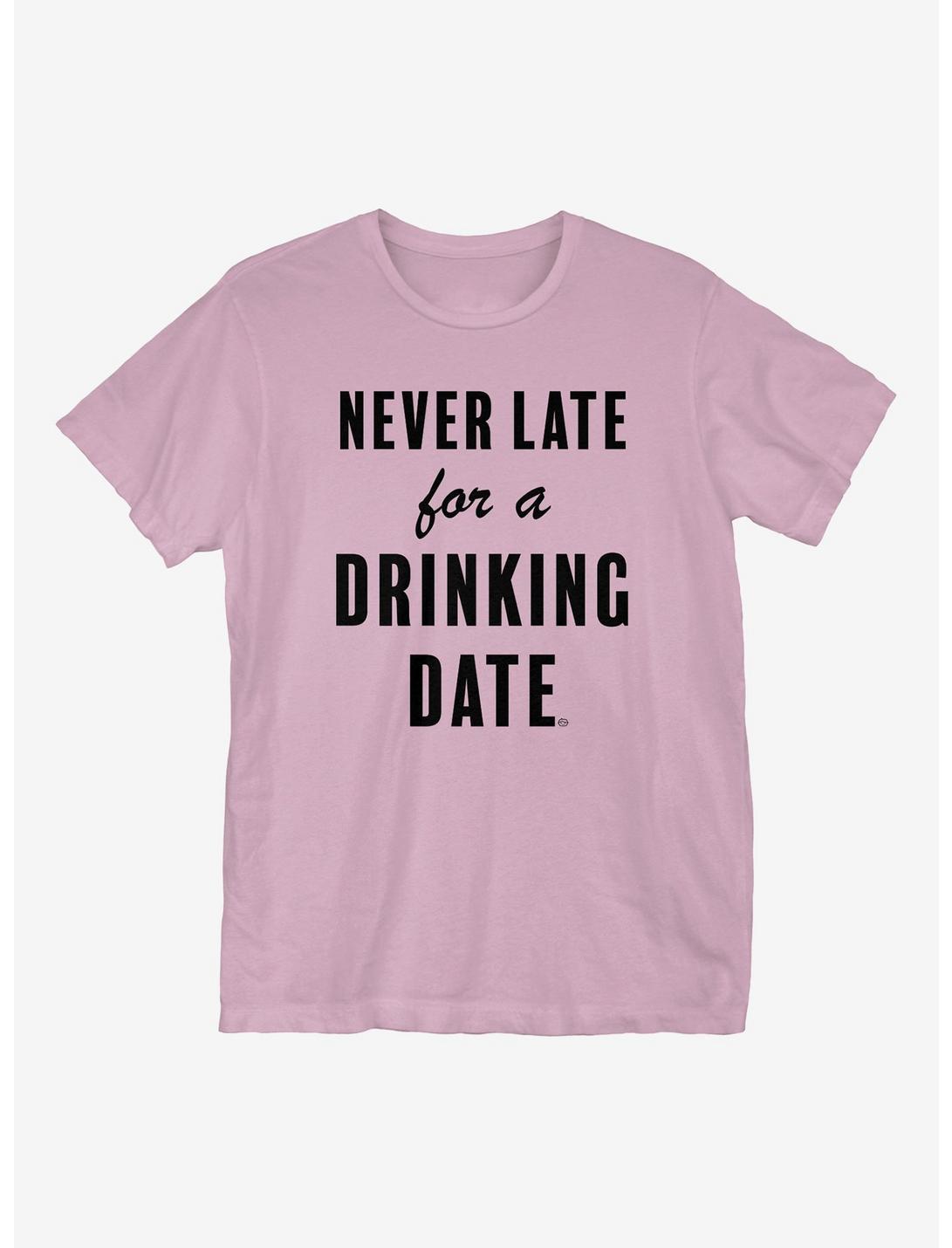 Drinking Date T-Shirt, CHARITY PINK, hi-res