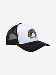Love Is Love Rainbow Stitch Trucker Hat, , hi-res