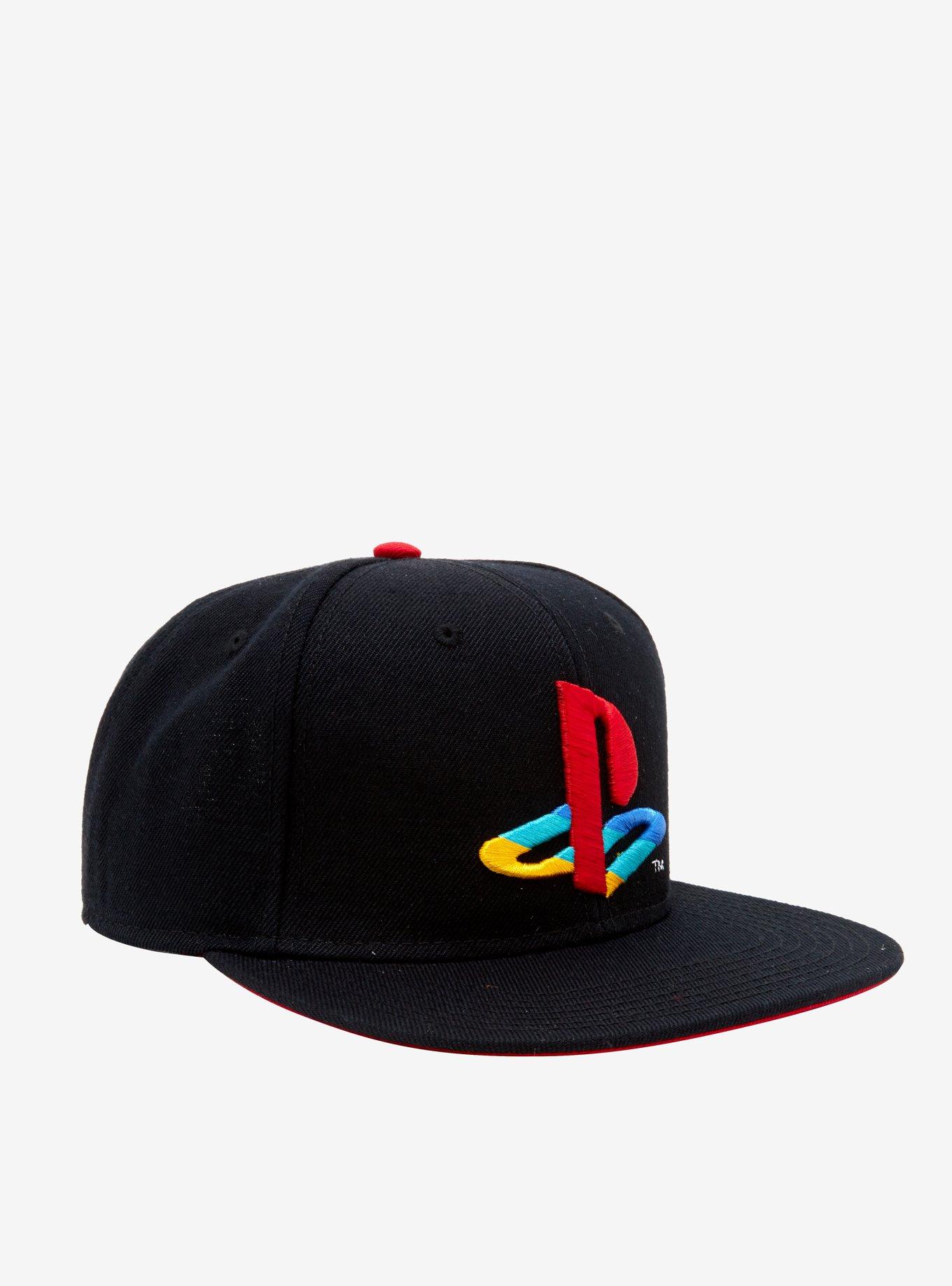 Heroes Inc. Playstation Snapback Blu E Nero – Cappellino Con Logo Katakana, Regolazione Posteriore