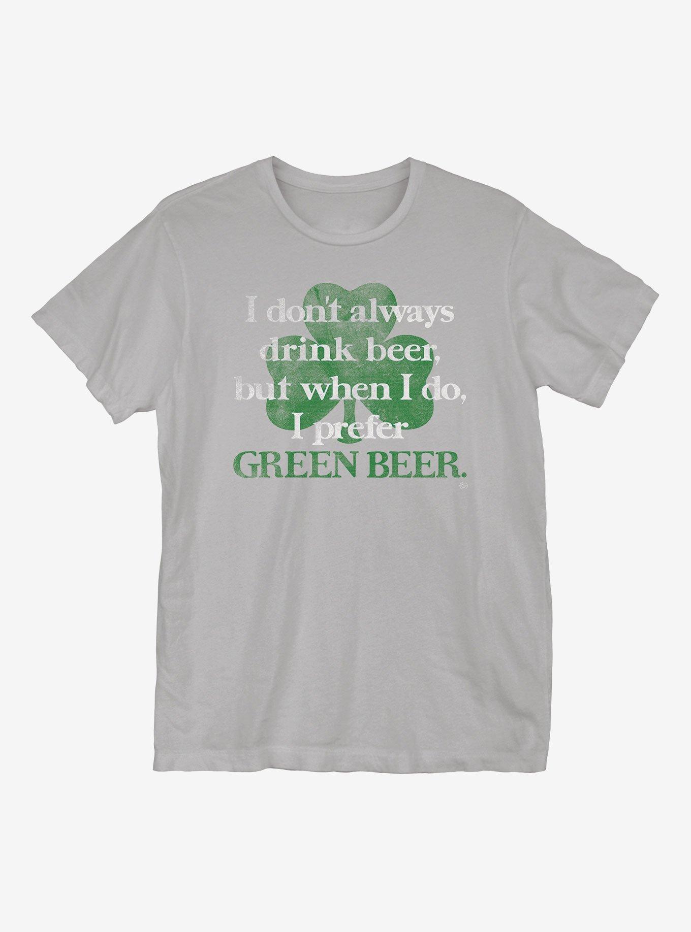 Prefer Green T-Shirt, SILVER, hi-res