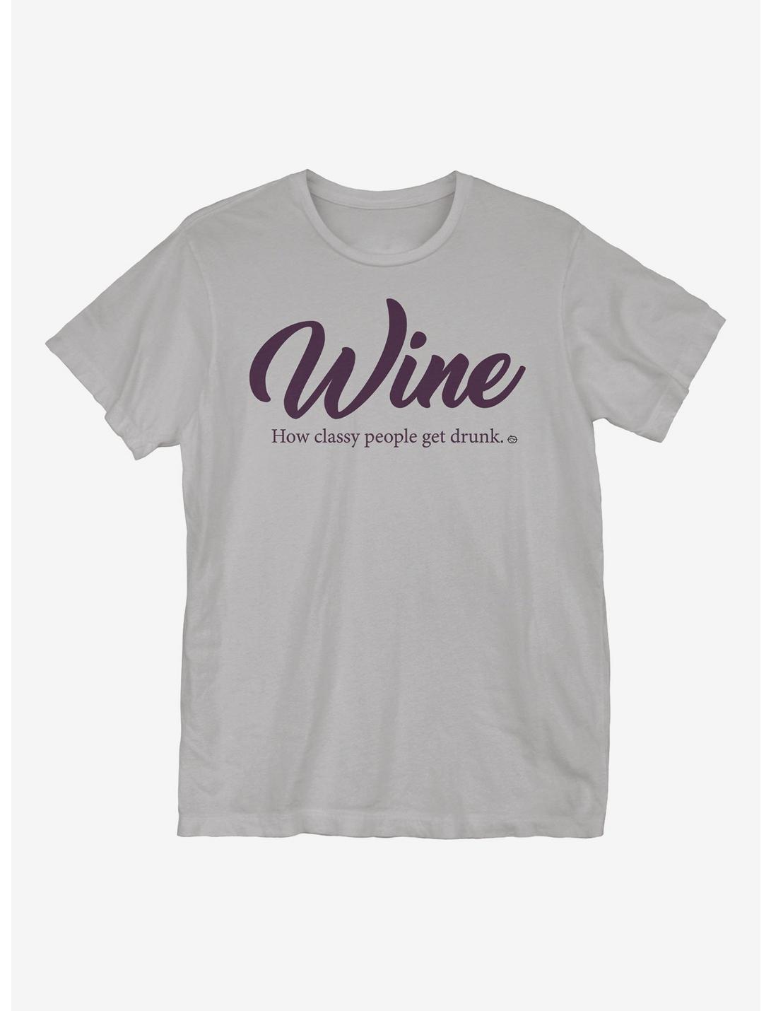 Wine T-Shirt, SILVER, hi-res