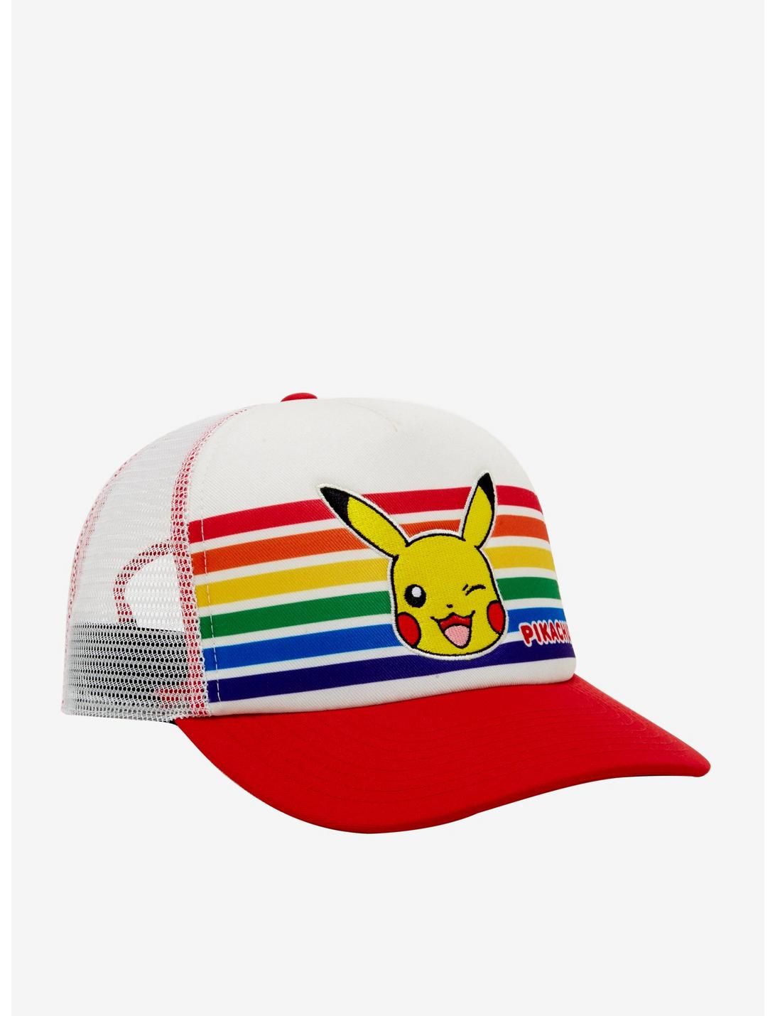 Pokemon Pikachu Rainbow Trucker Hat, , hi-res