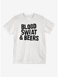 Blood Sweat and Beers T-Shirt, WHITE, hi-res