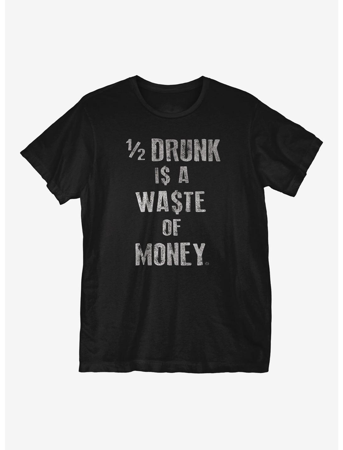 Half Drunk T-Shirt, BLACK, hi-res
