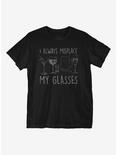 My Glasses T-Shirt, BLACK, hi-res