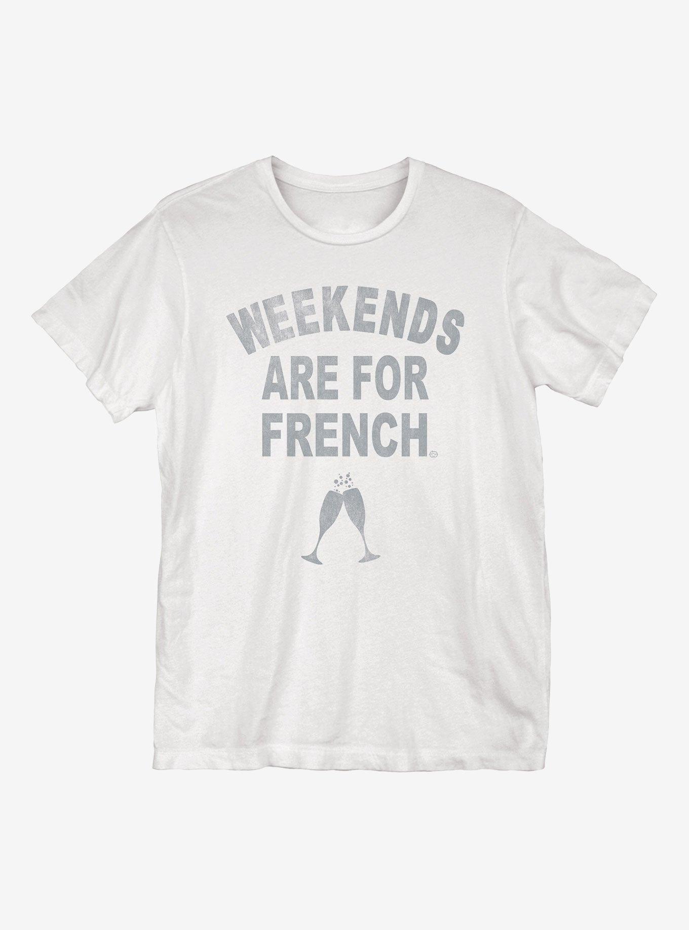 Weekends Are For French Toast T-Shirt, WHITE, hi-res