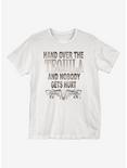 And Nobody Gets Hurt T-Shirt, WHITE, hi-res