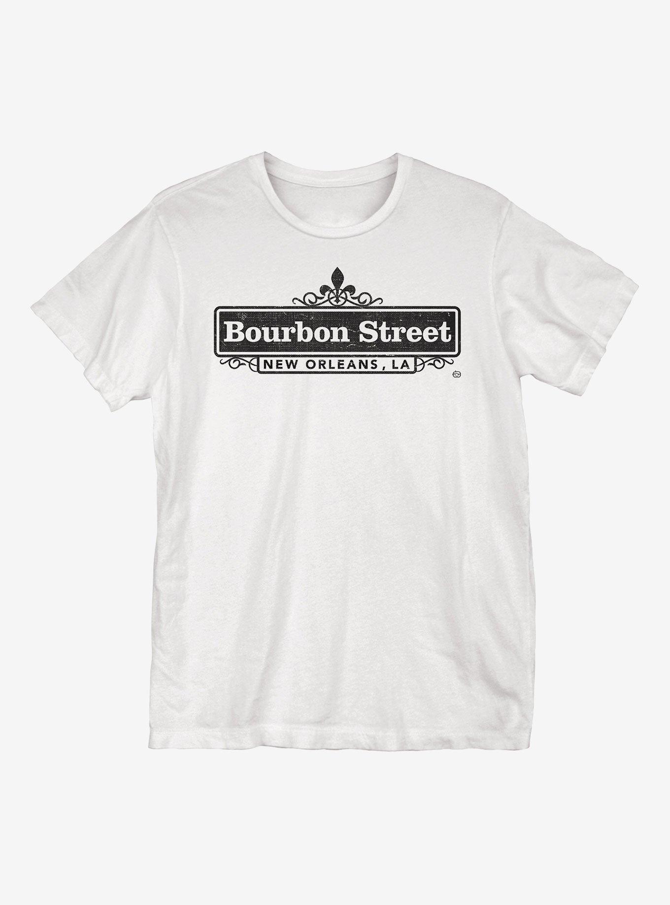 Bourbon Street T-Shirt, WHITE, hi-res