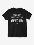 Drink Like A Fish T-Shirt, BLACK, hi-res
