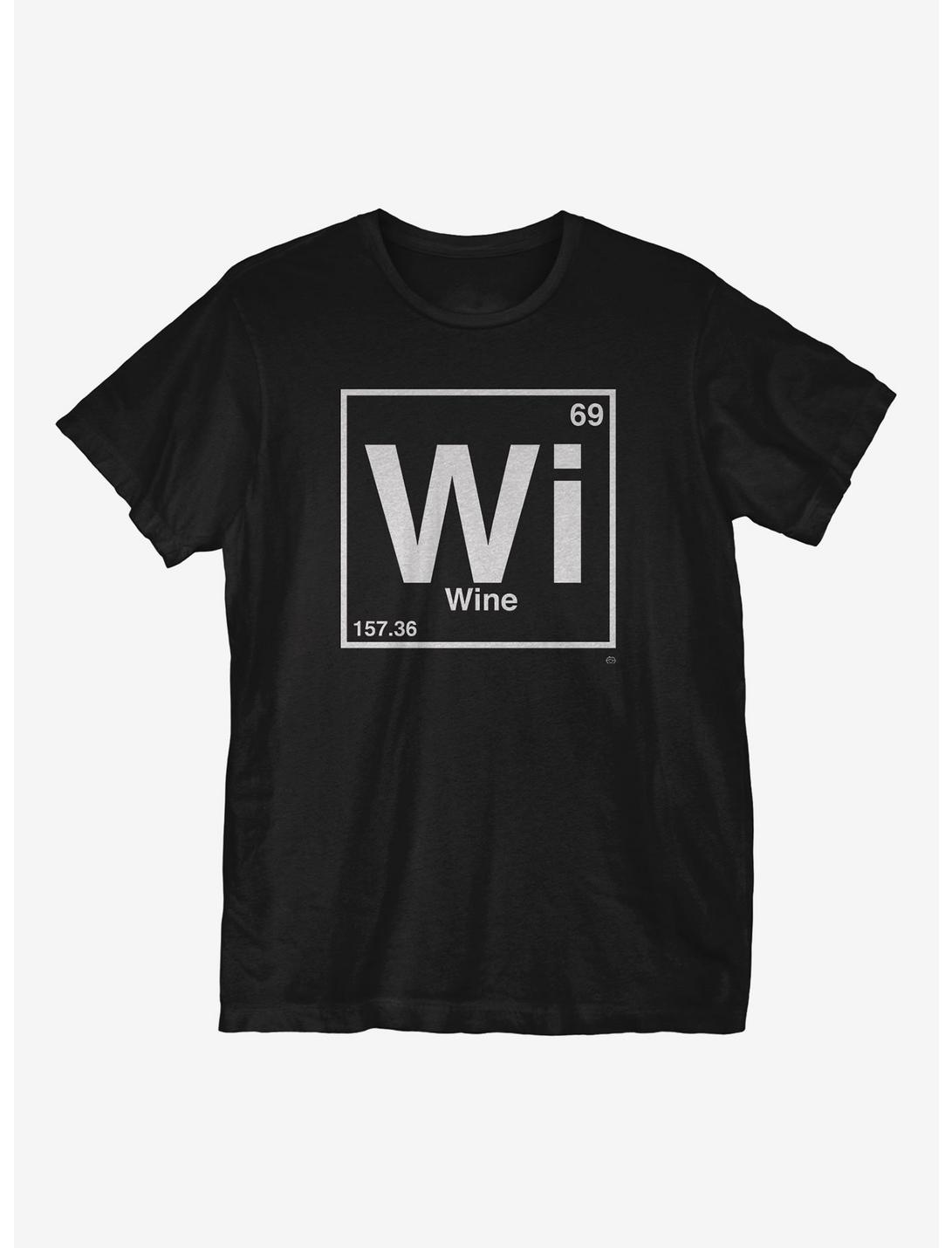 The Element of Wine T-Shirt, BLACK, hi-res