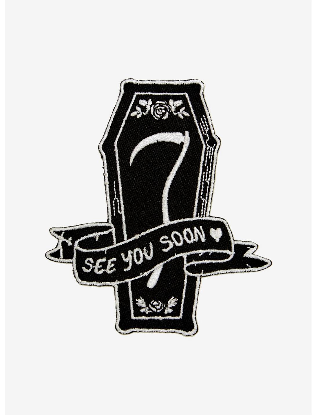 See You Soon Coffin Patch, , hi-res