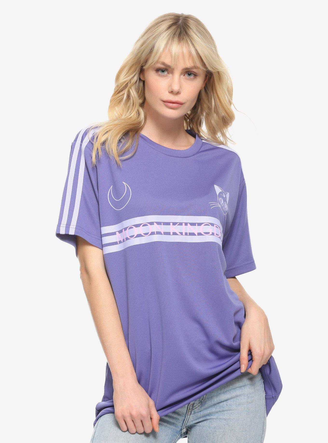Sailor Moon Kingdom Soccer Jersey - BoxLunch Exclusive, PURPLE, hi-res