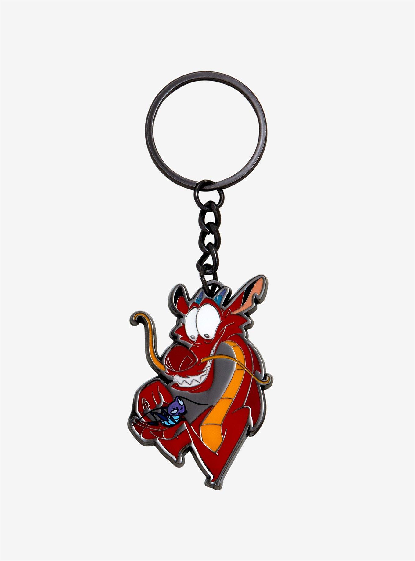 Disney Mulan Mushu & Cri-Kee Key Chain, , hi-res