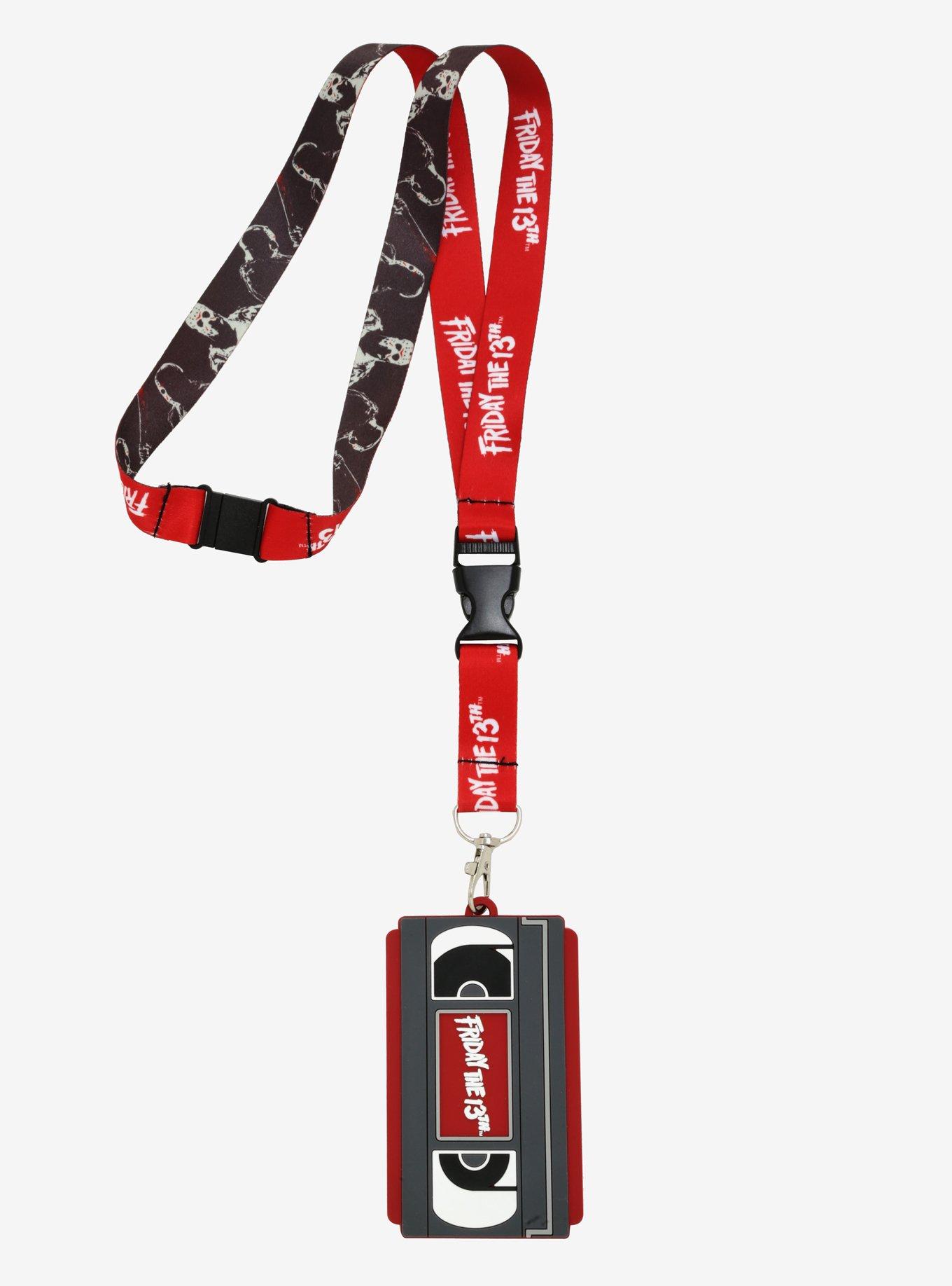 Friday The 13th VHS Cassette Lanyard, , hi-res