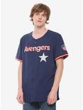 Marvel The Avengers Captain America Rogers Shield Jersey - BoxLunch Exclusive, BLUE, hi-res