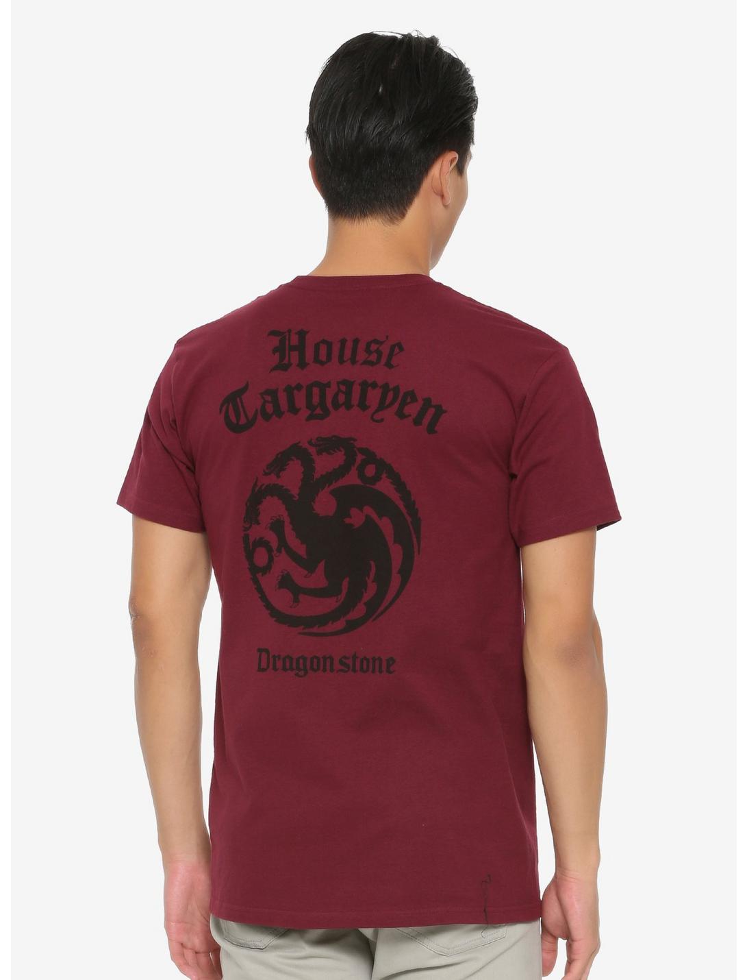 Game Of Thrones Dragonstone Targaryen T-Shirt - BoxLunch Exclusive, RED, hi-res