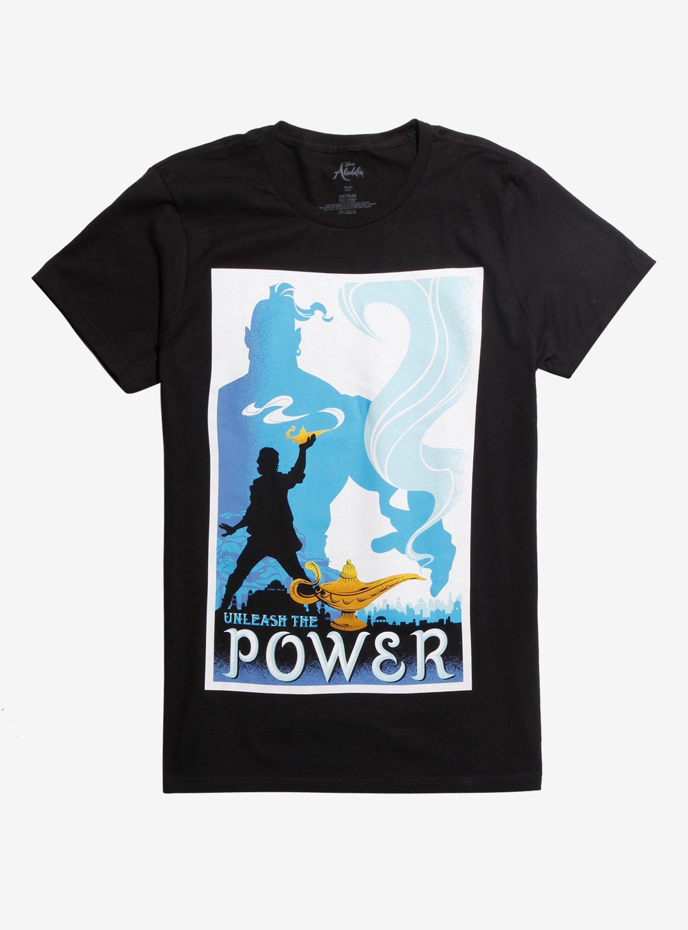 Disney Aladdin Genie Unleash The Power T-Shirt, BLUE, hi-res