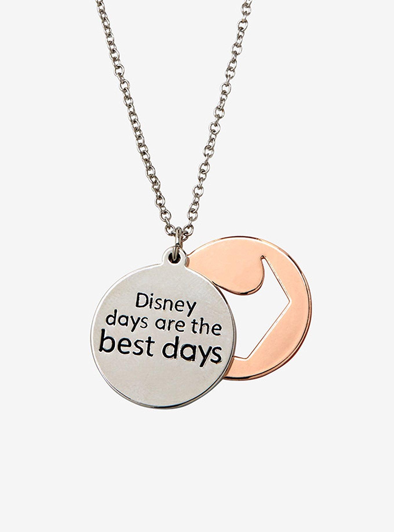 Destination Disney Crown Pendant Necklace, , hi-res
