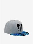 Disney Mickey Mouse Blue Floral Snapback Hat, , hi-res