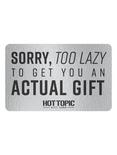 GC LAZY $50 Gift Card, BLACK, hi-res