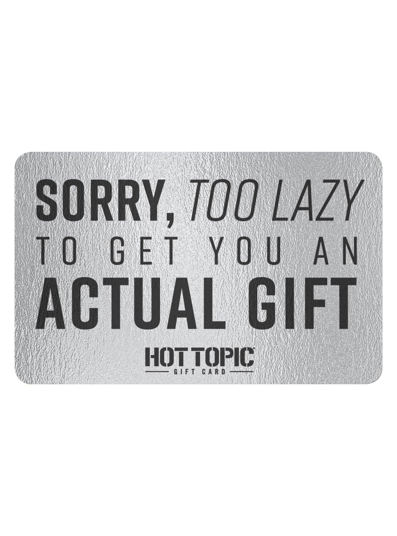 GC LAZY $25 Gift Card, BLACK, hi-res