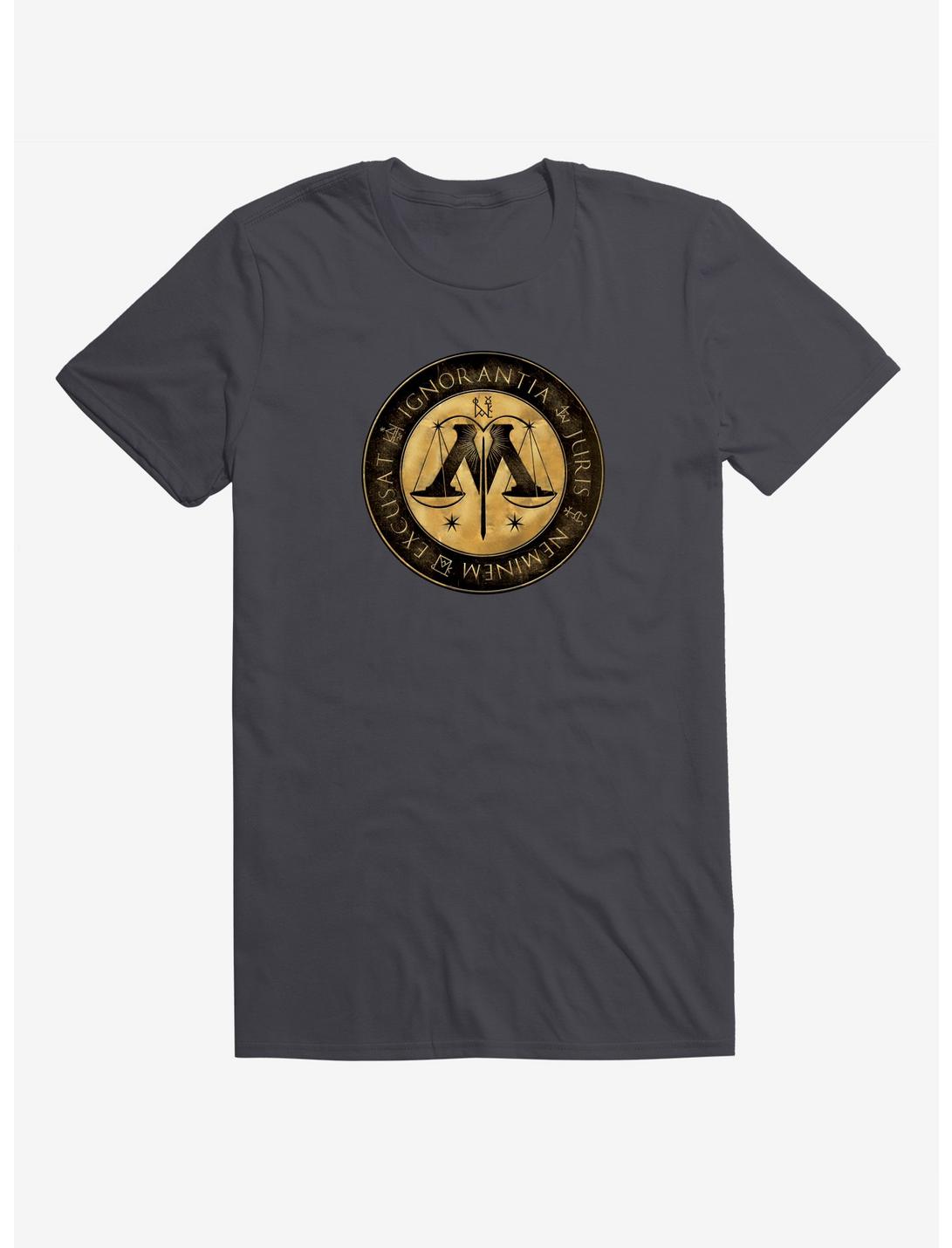 Harry Potter Ministry of Magic Logo T-Shirt, CHARCOAL, hi-res