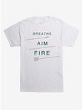 DC Comics Arrow Breathe Aim Fire T-Shirt, WHITE, hi-res