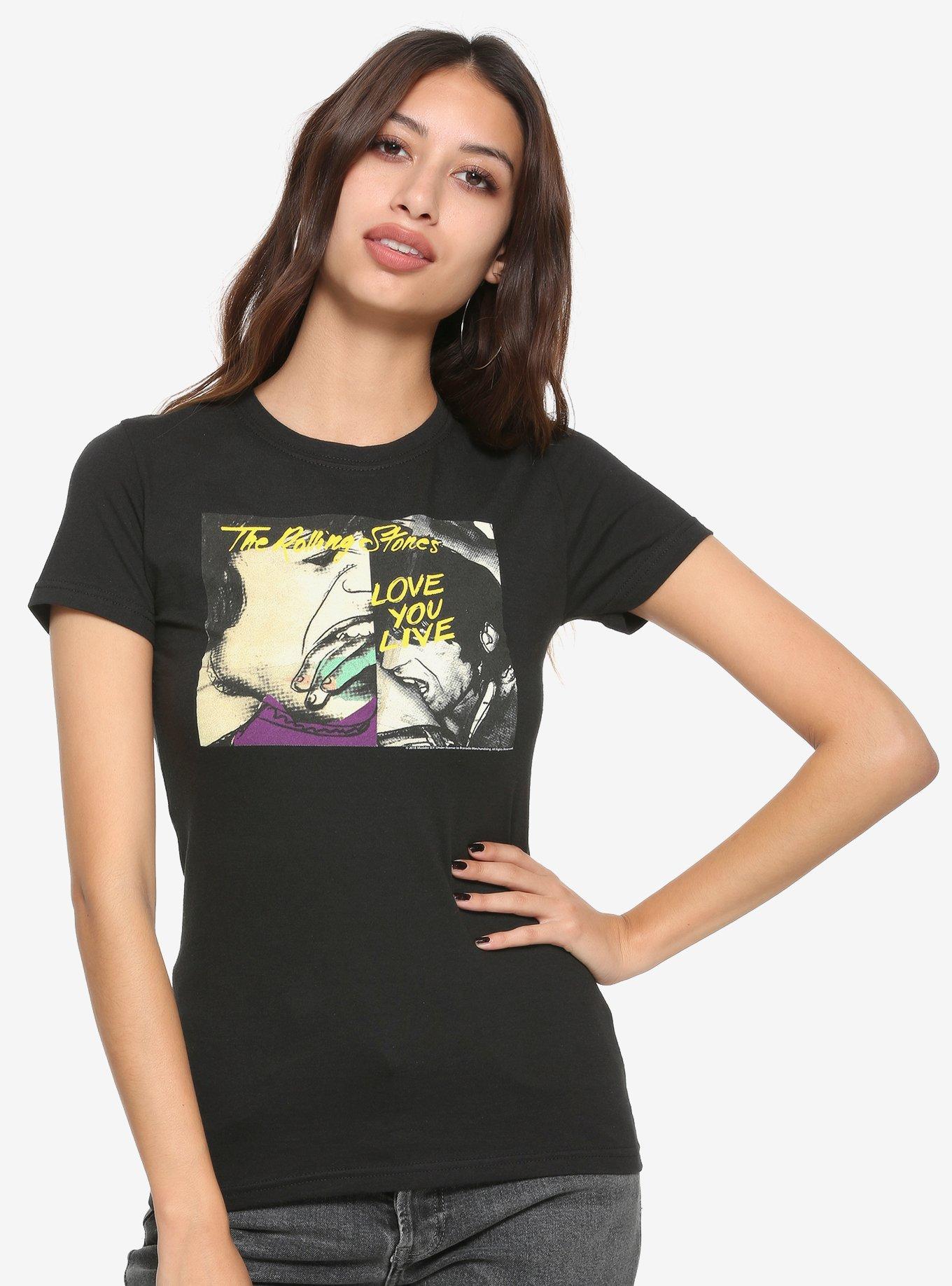 The Rolling Stones Love You Live Girls T-Shirt, BLACK, hi-res