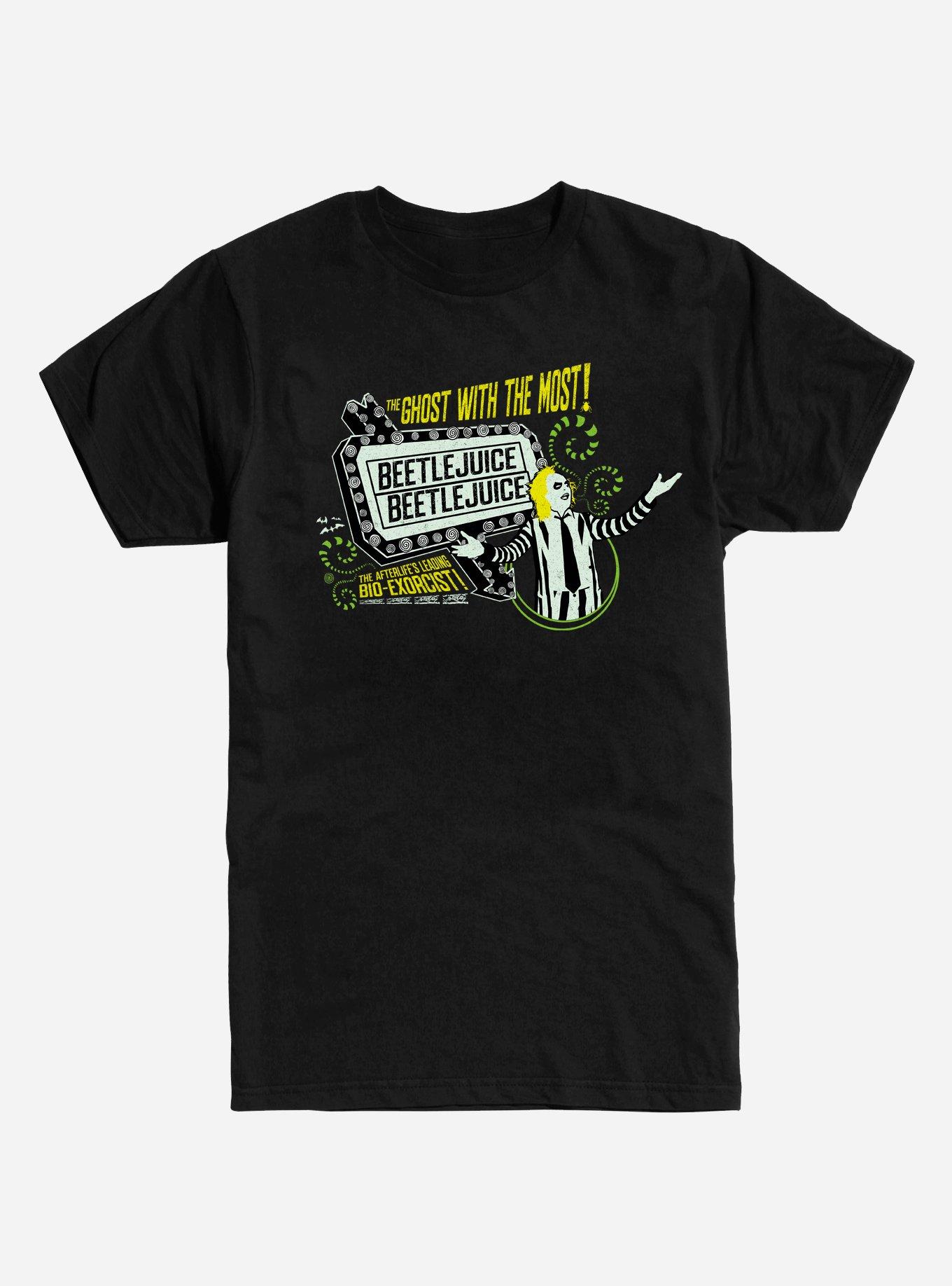 Beetlejuice Ghost With Most T-Shirt, BLACK, hi-res