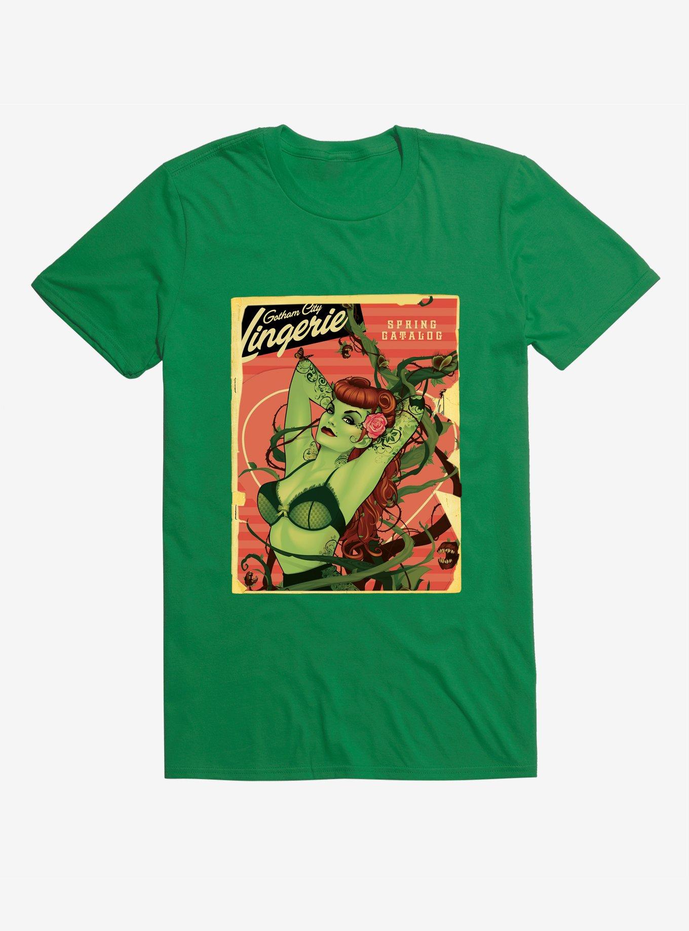 DC Comics Poison Ivy Lingerie T-Shirt - GREEN | Hot Topic