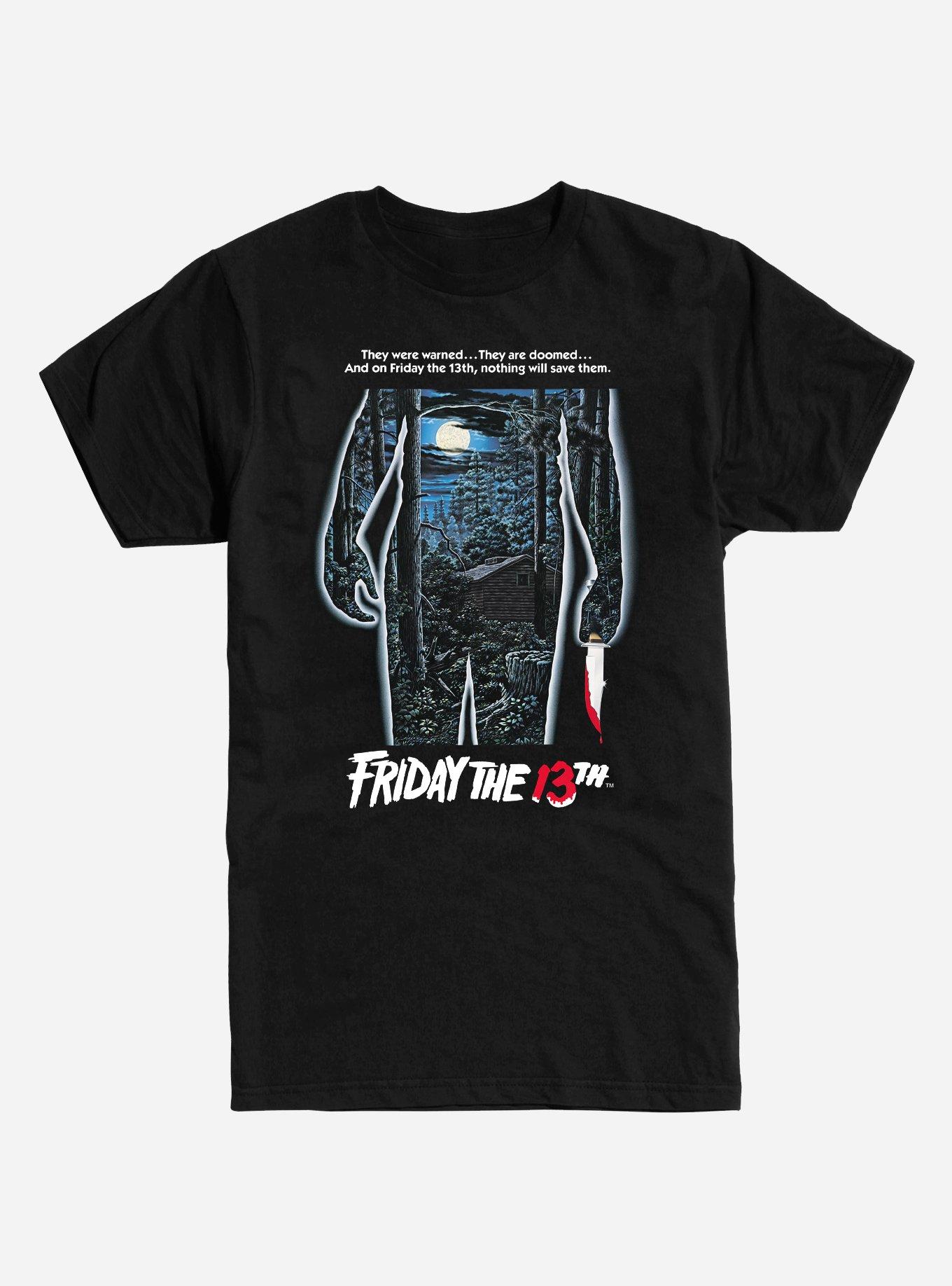 Friday The 13th Poster T-Shirt, , hi-res