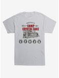 Friday the 13th Crystal Lake Camp T-Shirt, SILVER, hi-res