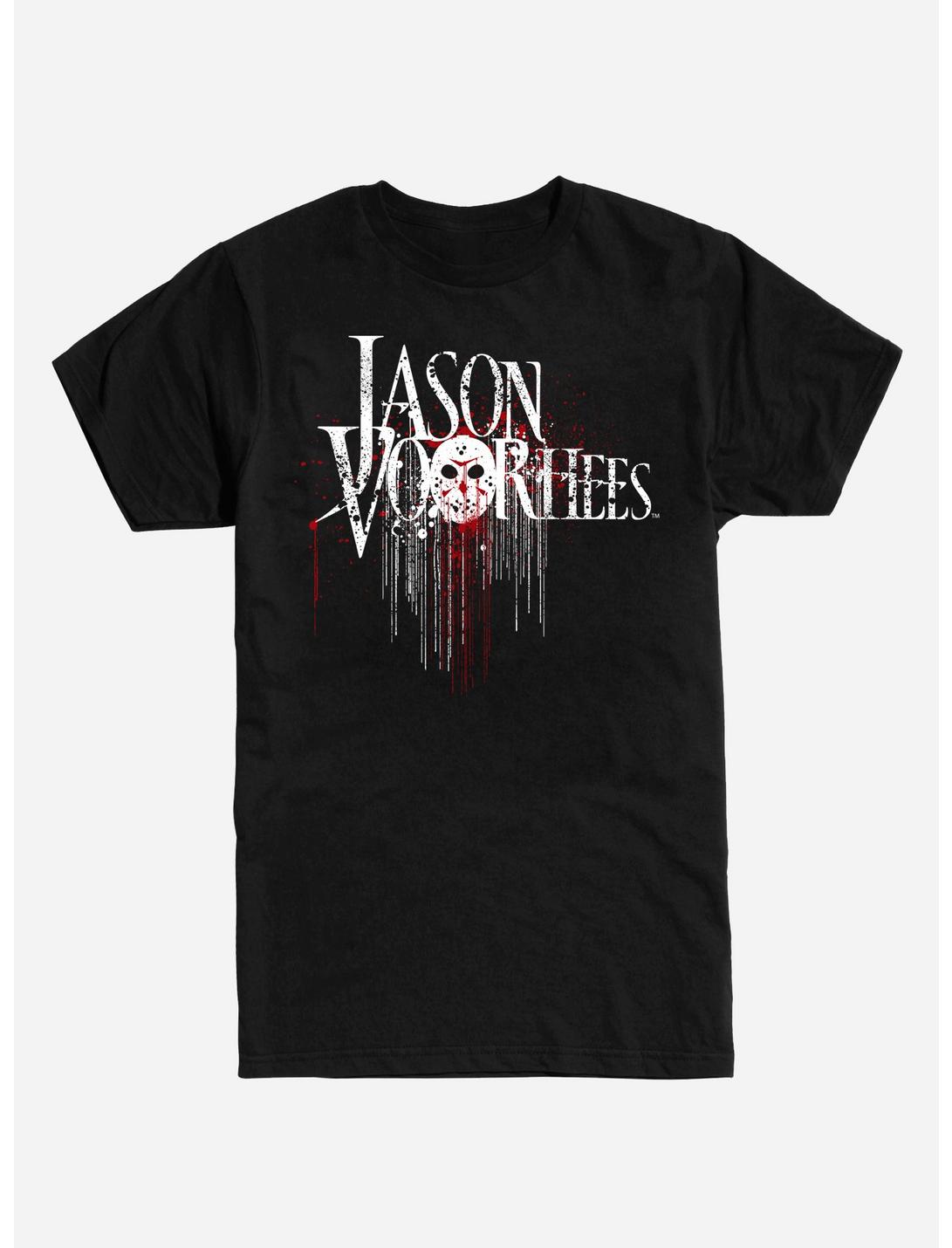 Friday the 13th Jason Voorhees Mask T-Shirt, BLACK, hi-res