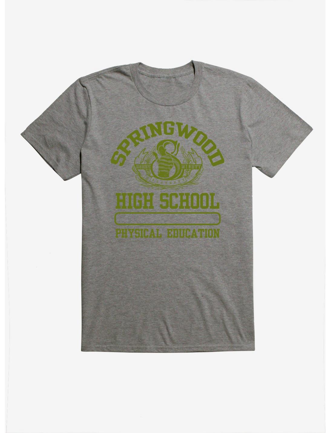 A Nightmare On Elm Street Springwood High School PE T-Shirt, HEATHER GREY, hi-res