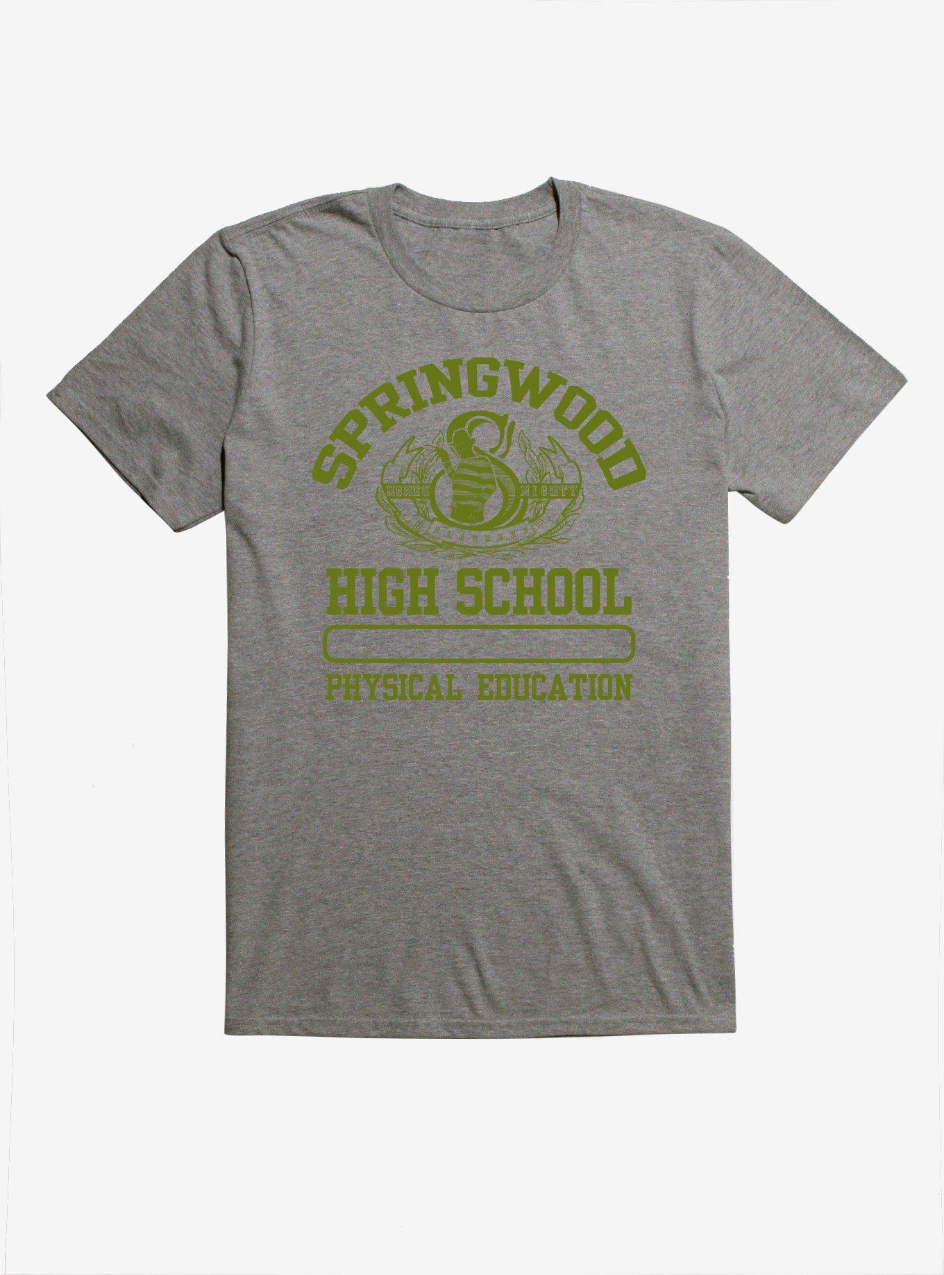 A Nightmare On Elm Street Springwood High School PE T-Shirt, HEATHER GREY, hi-res