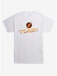DC Comics The Flash Logo T-Shirt, WHITE, hi-res
