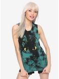How To Train Your Dragon: The Hidden World Toothless Acid Wash Girls Muscle Top, TIE DYE, hi-res