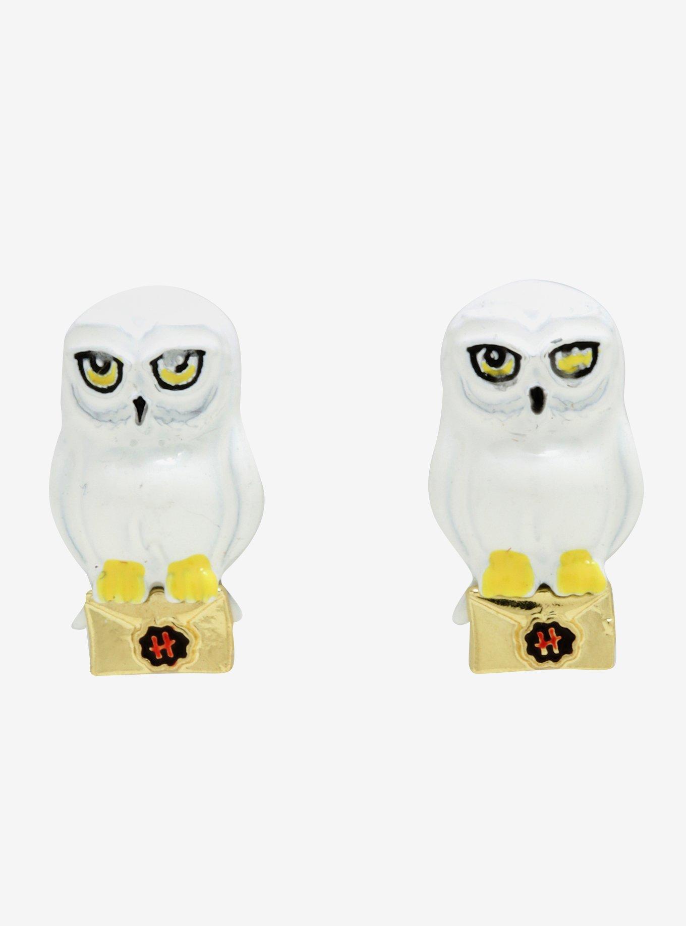 Harry Potter Hedwig Figure Earring Set, , hi-res