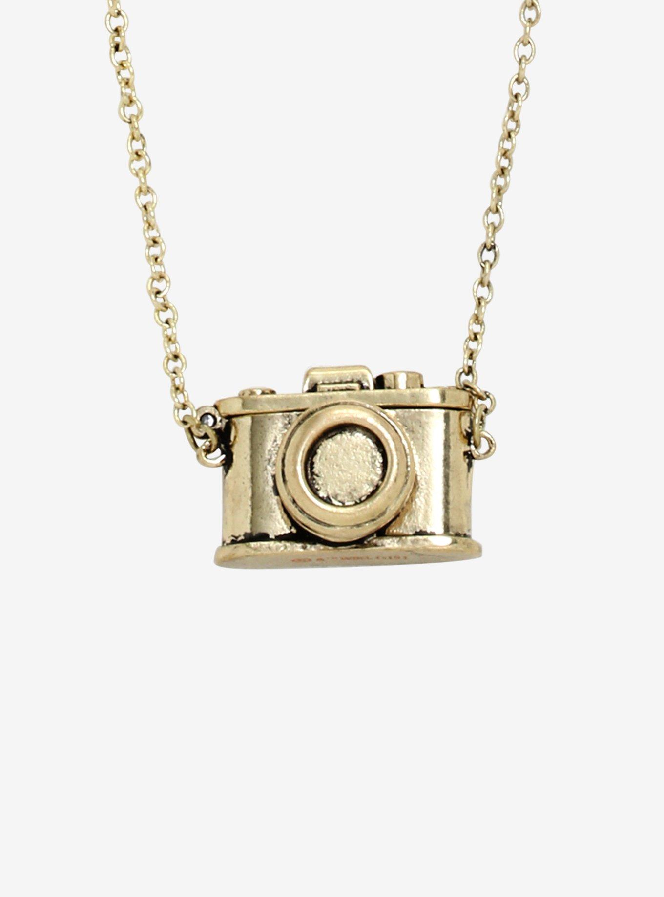 Beetlejuice Camera Locket Necklace, , hi-res