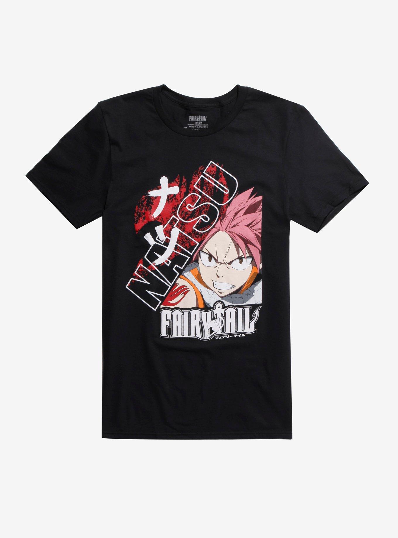 Fairytail Natsu Dragneel Diagonal T-shirt, MULTI, hi-res