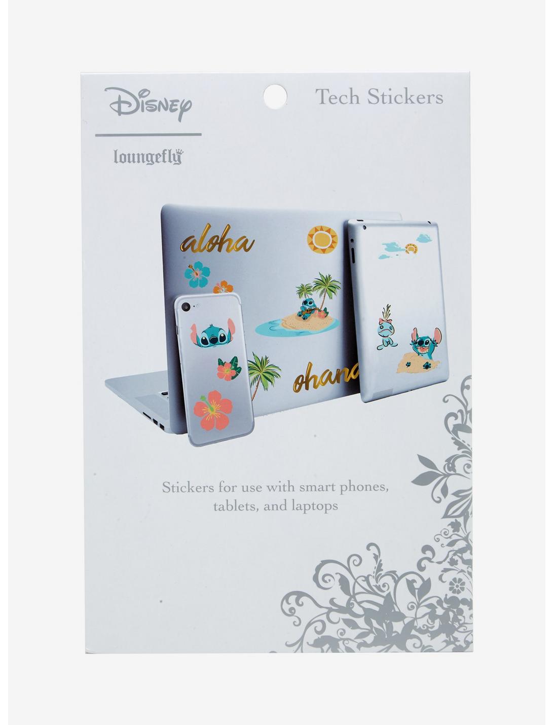 Loungefly Disney Lilo & Stitch Beach Tech Stickers - BoxLunch Exclusive, , hi-res