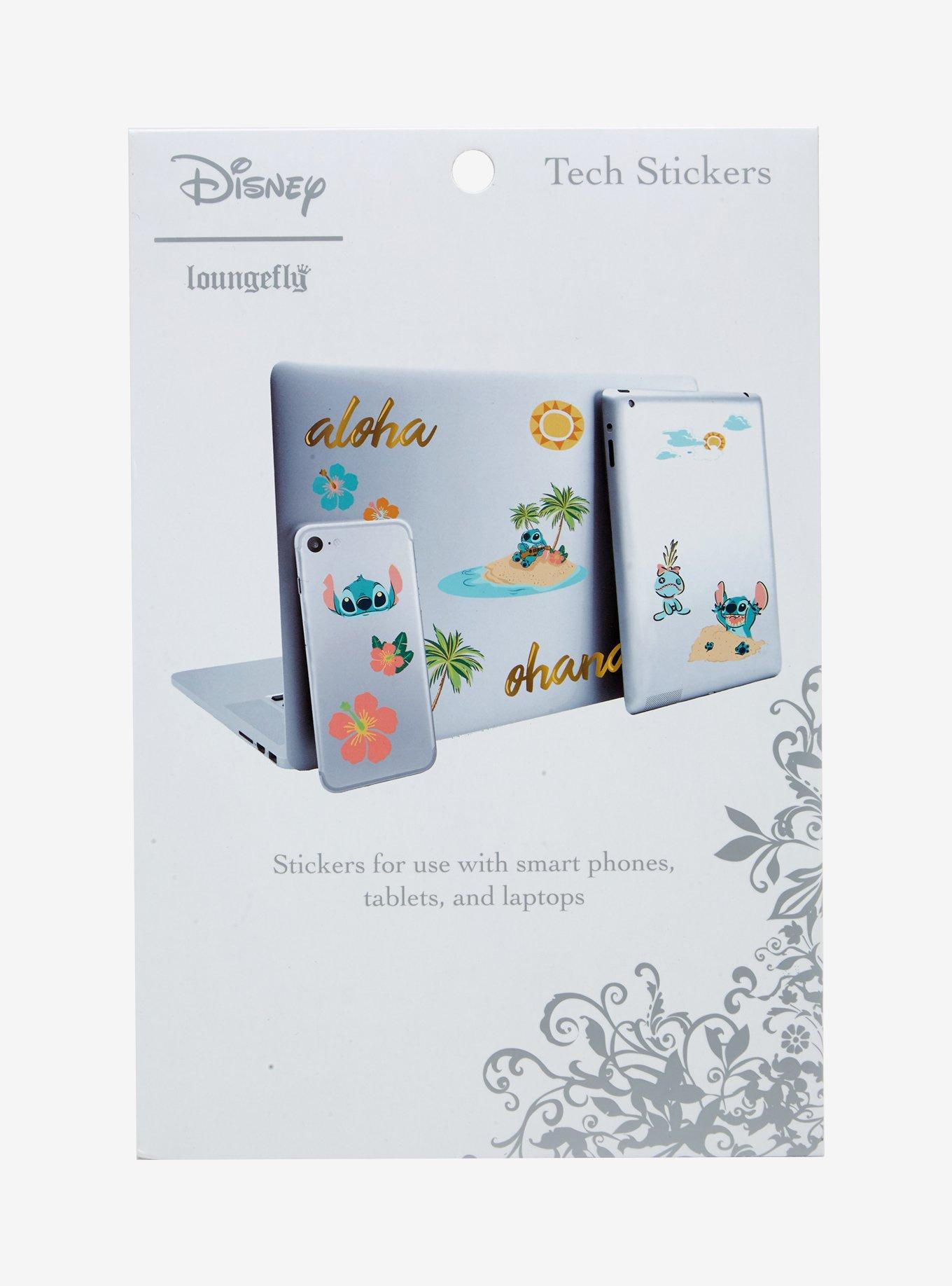 Loungefly Disney Lilo & Stitch Beach Tech Stickers - BoxLunch Exclusive, , hi-res