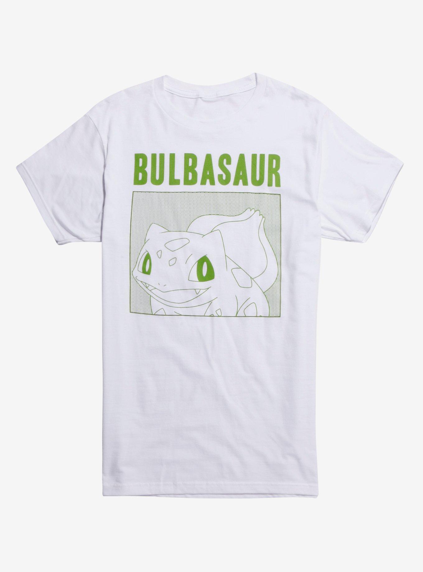 Pokemon Bulbasaur Pop Art Print T-Shirt, GREEN, hi-res