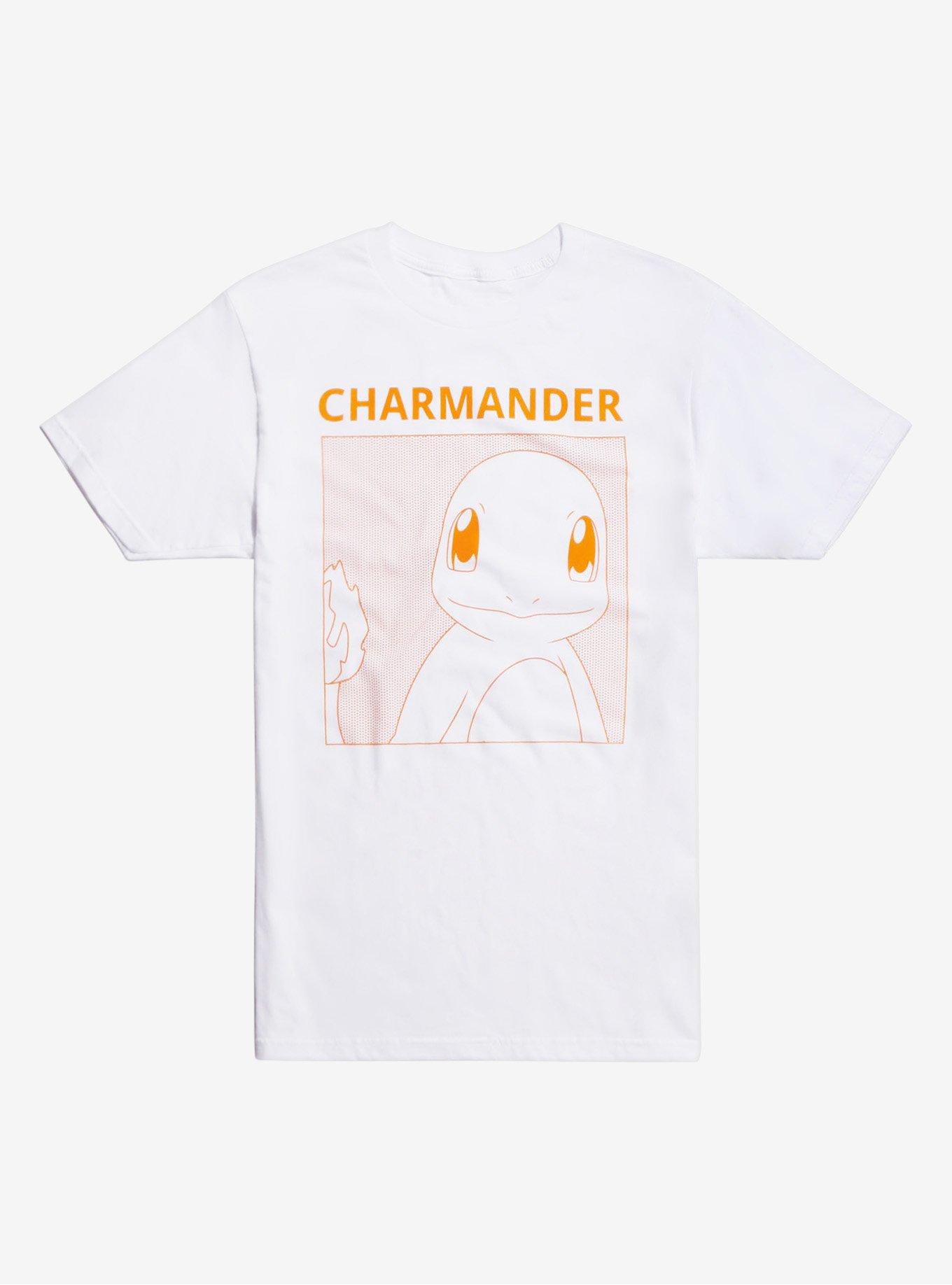 Pokemon Charmander Pop Art Print T Shirt